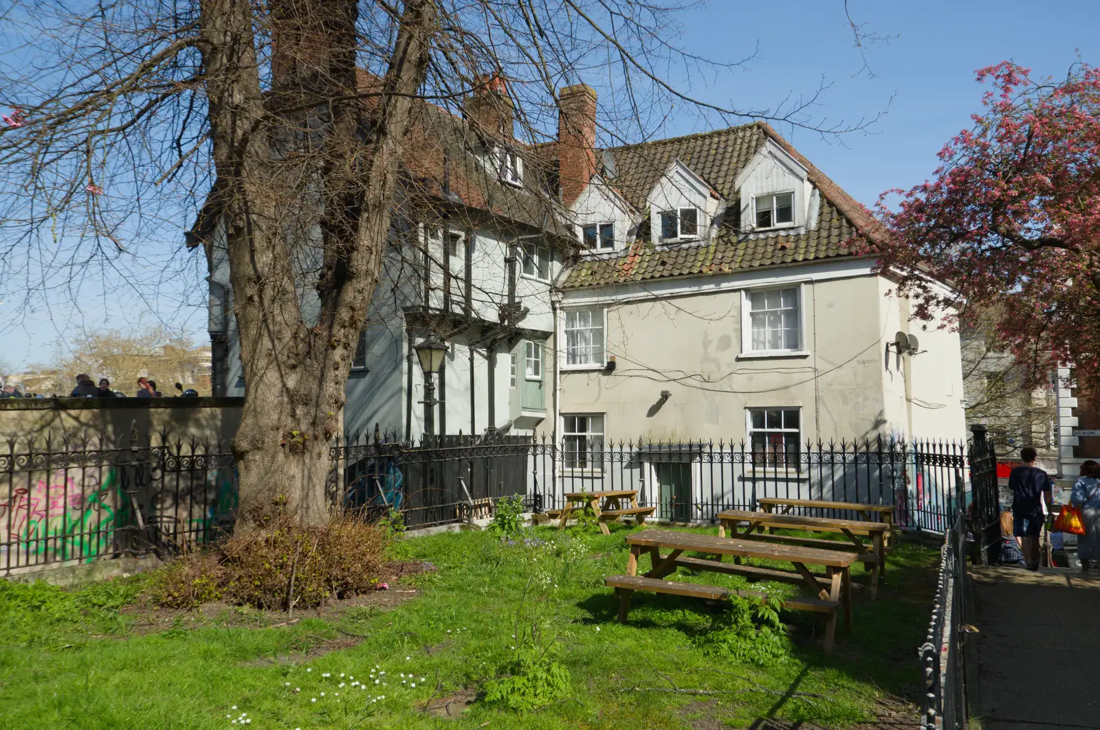 The back of the Sir Garnet pub, from Hauling Boats to Croatia: Palma, Mallorca to Toulon, France - 9th April 2026