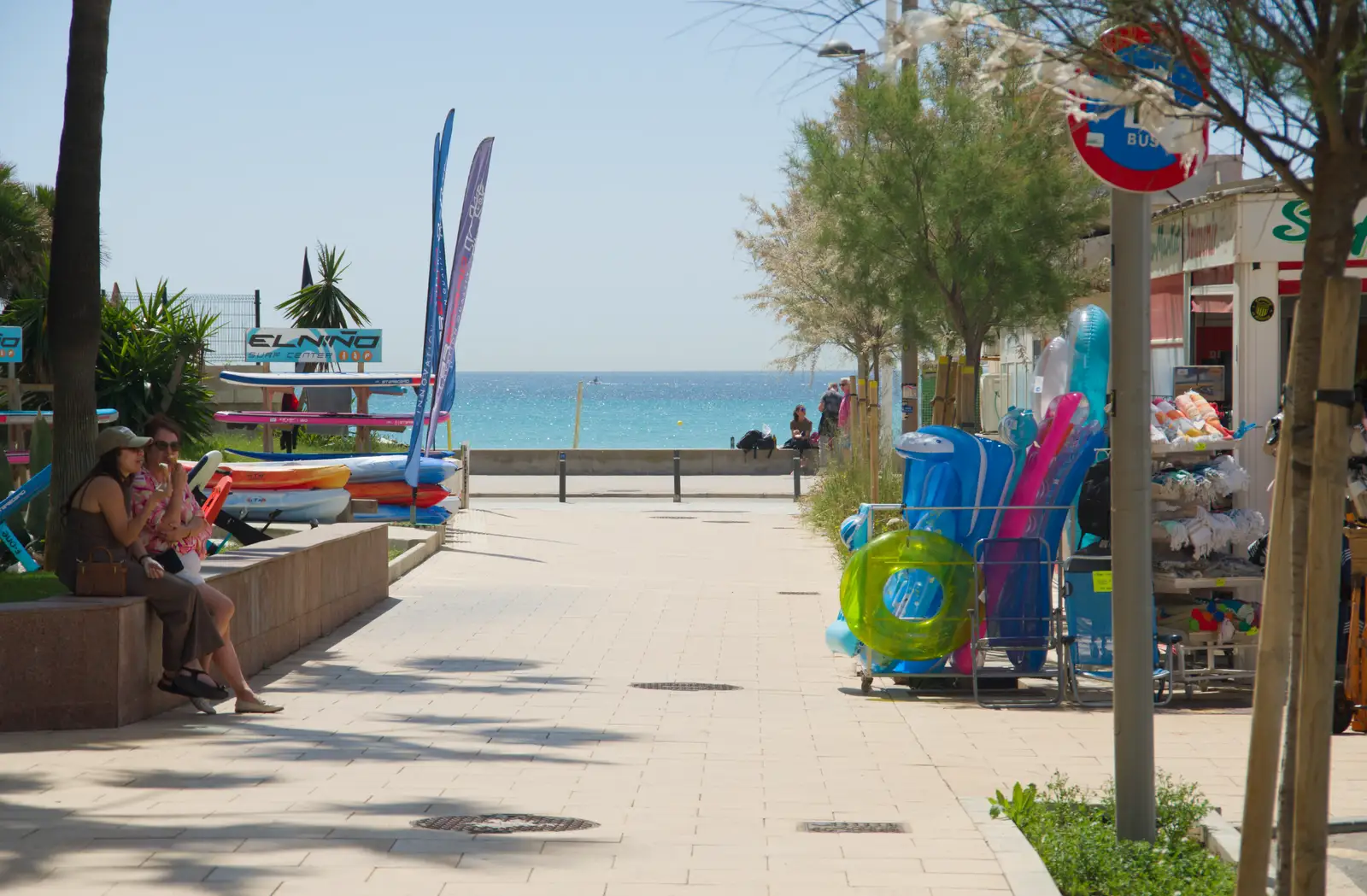 The sight of the sea is most welcome, from Hauling Boats to Croatia: Palma, Mallorca to Toulon, France - 9th April 2026