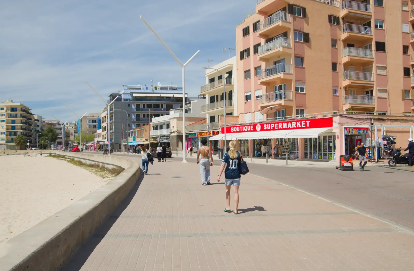 The sea front at Ca'n Pastilla, from Hauling Boats to Croatia: Palma, Mallorca to Toulon, France - 9th April 2026
