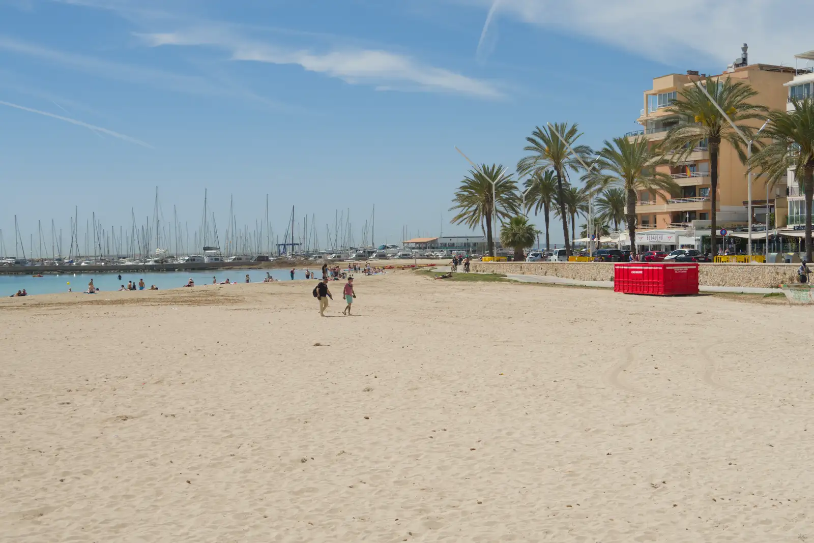 On the beach, Platja de Ca'n Pastilla style, from Hauling Boats to Croatia: Palma, Mallorca to Toulon, France - 9th April 2026