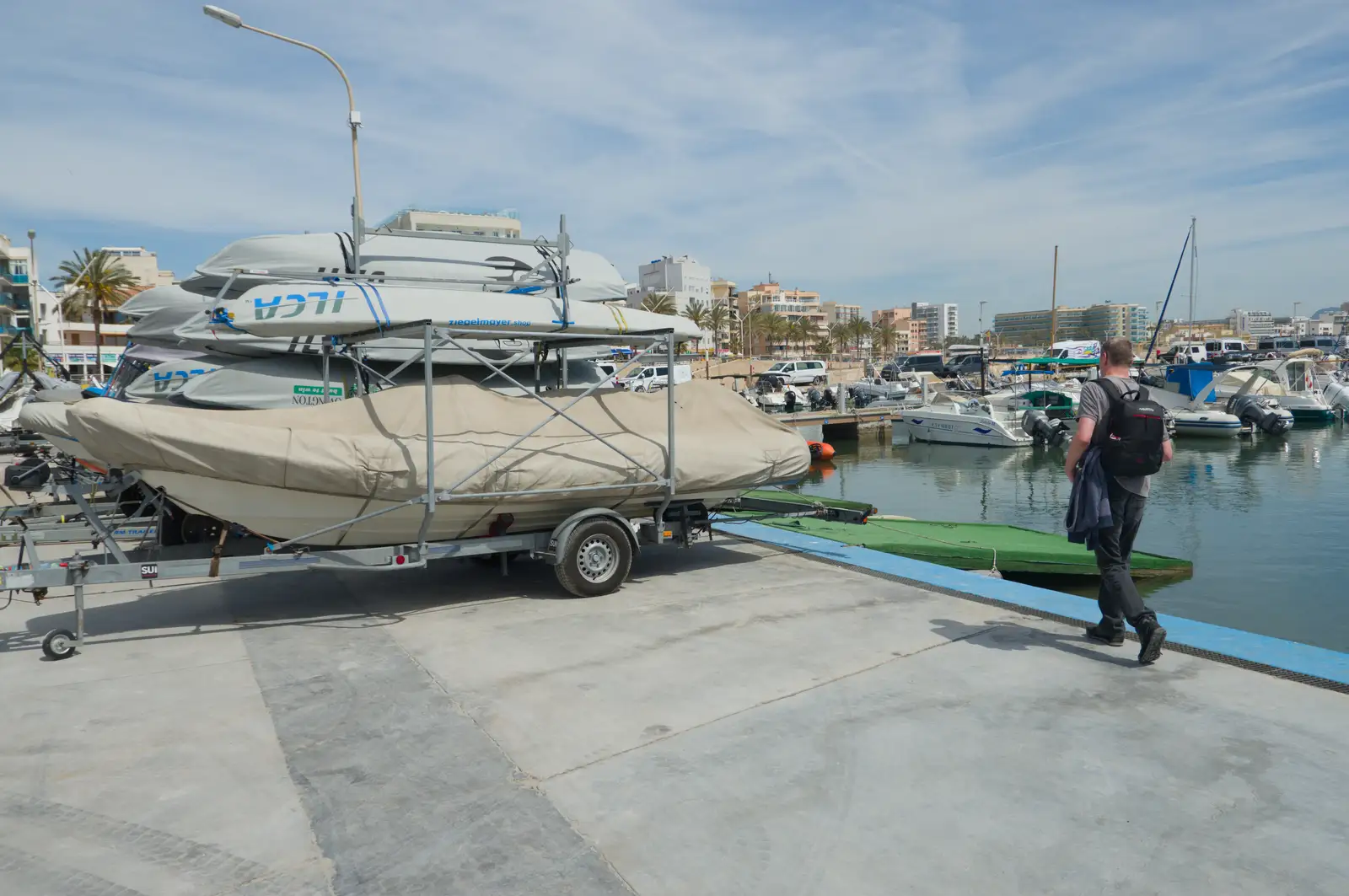 We make it to Club Maritim de Ca'n Pastilla, from Hauling Boats to Croatia: Palma, Mallorca to Toulon, France - 9th April 2026