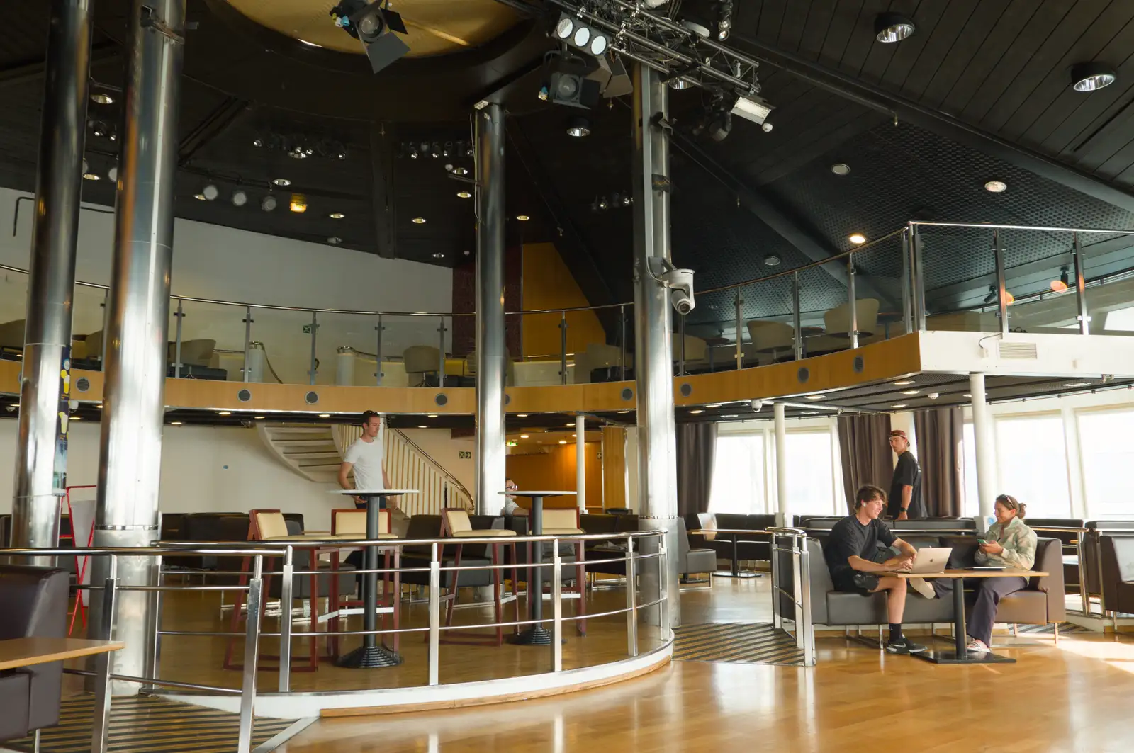 The ferry's disco bar, from Hauling Boats to Croatia: Palma, Mallorca to Toulon, France - 9th April 2026