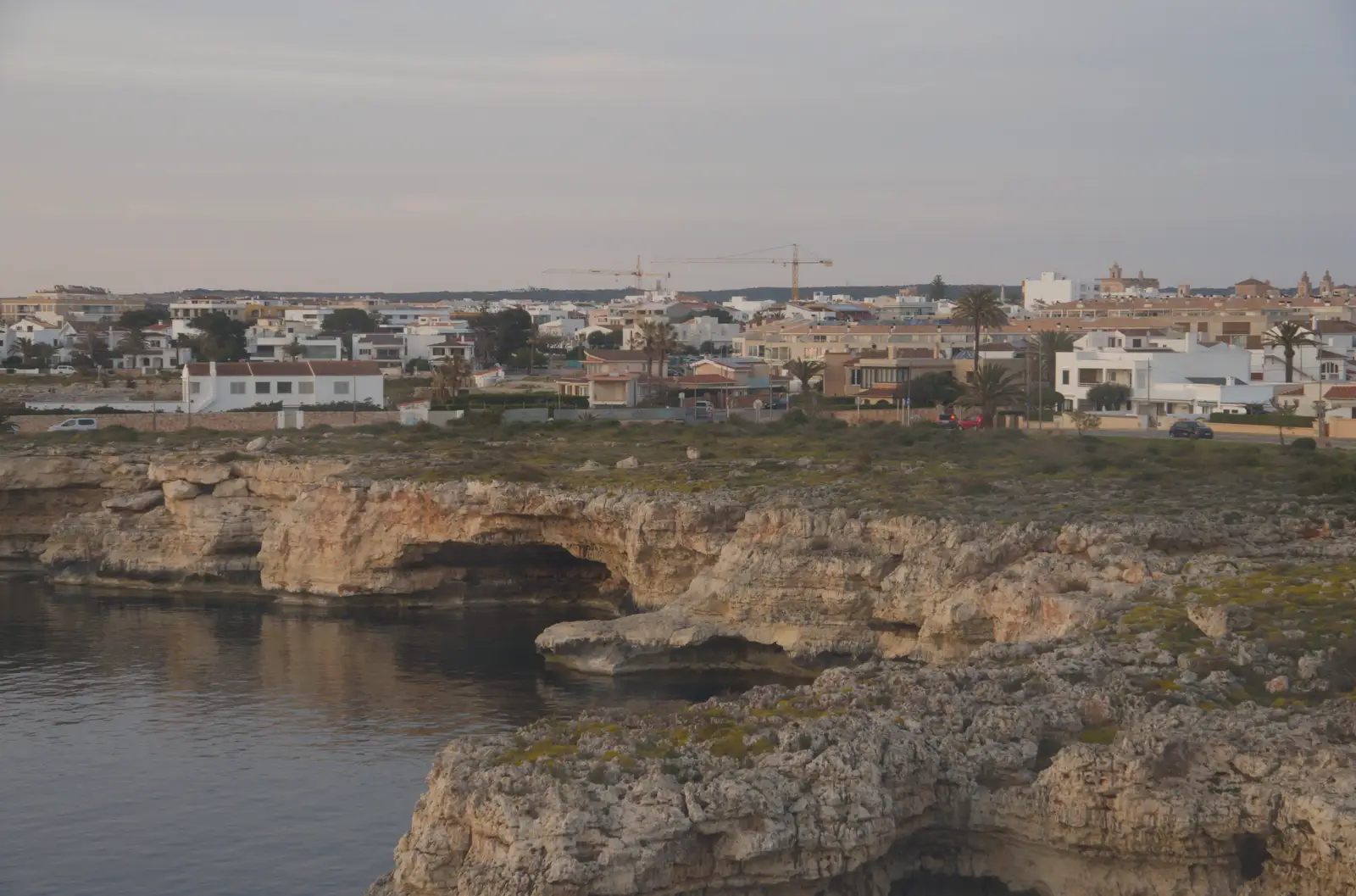 The ferry stops off in Menorca, from Hauling Boats to Croatia: Palma, Mallorca to Toulon, France - 9th April 2026