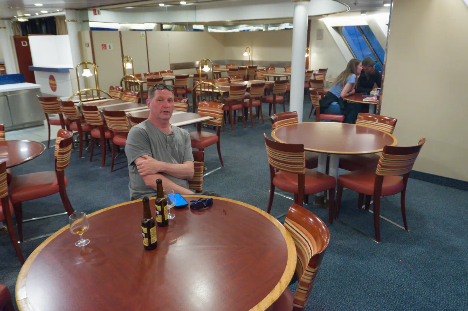 Time for another beer in the canteen, from Hauling Boats to Croatia: Palma, Mallorca to Toulon, France - 9th April 2026