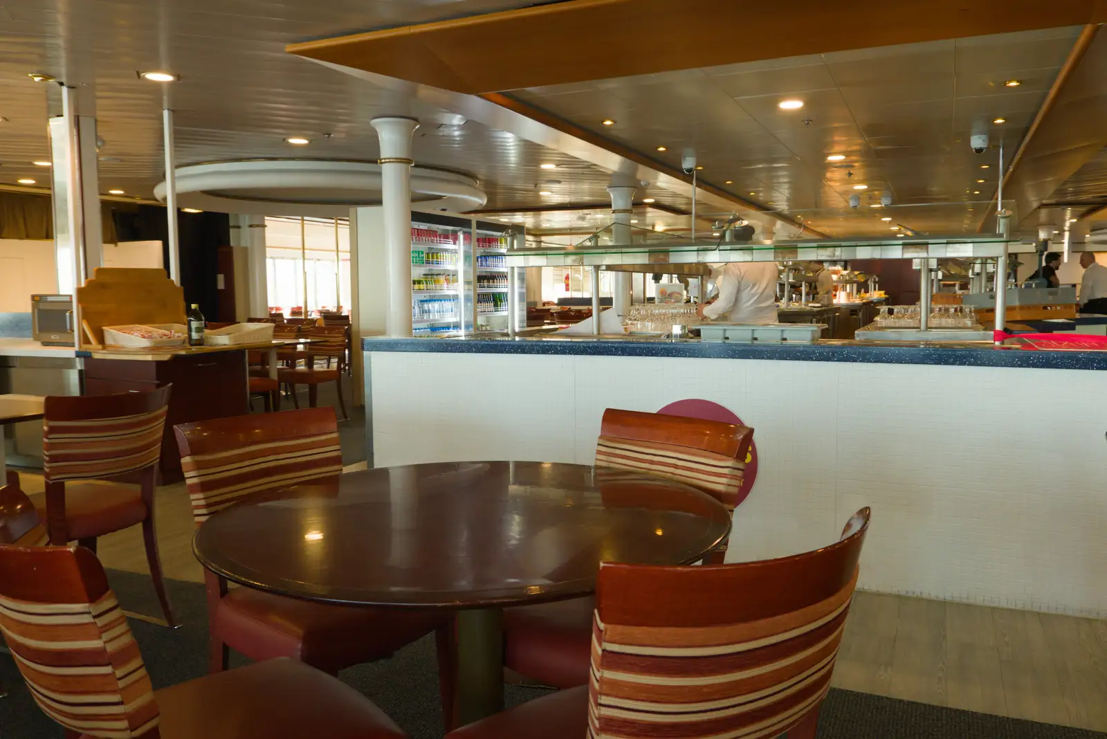 Breakfast time in the canteen, from Hauling Boats to Croatia: Palma, Mallorca to Toulon, France - 9th April 2026