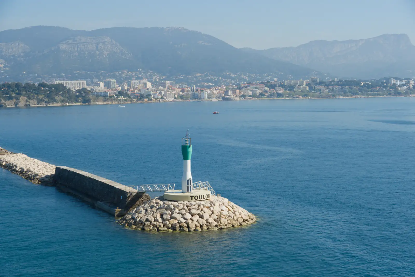 Toulon's harbour entry light and marker, from Hauling Boats to Croatia: Palma, Mallorca to Toulon, France - 9th April 2026