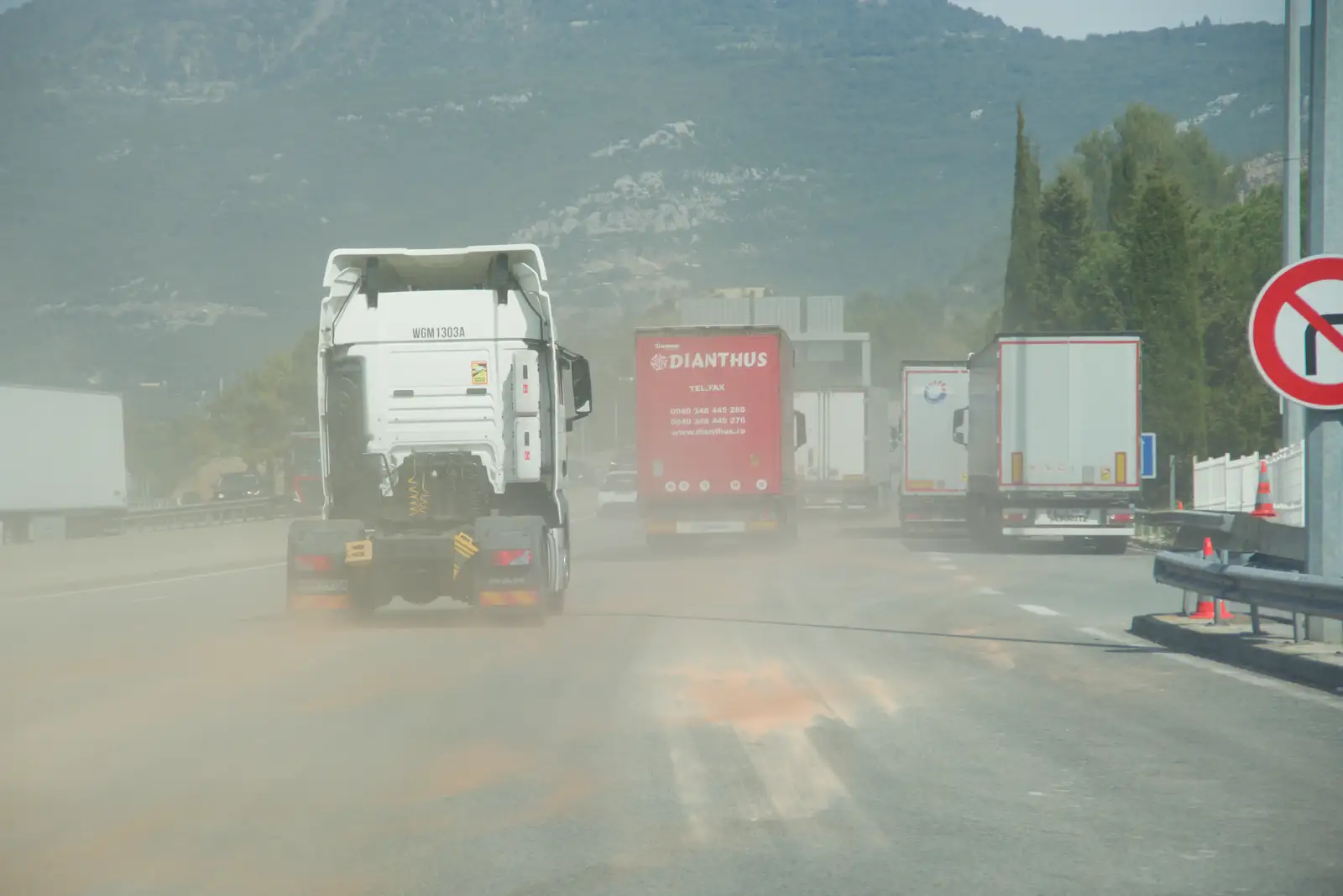 There's been a building-material incident, from Hauling Boats to Croatia: Toulon to Desenzano, Lake Garda, Italy - 11th April 2026