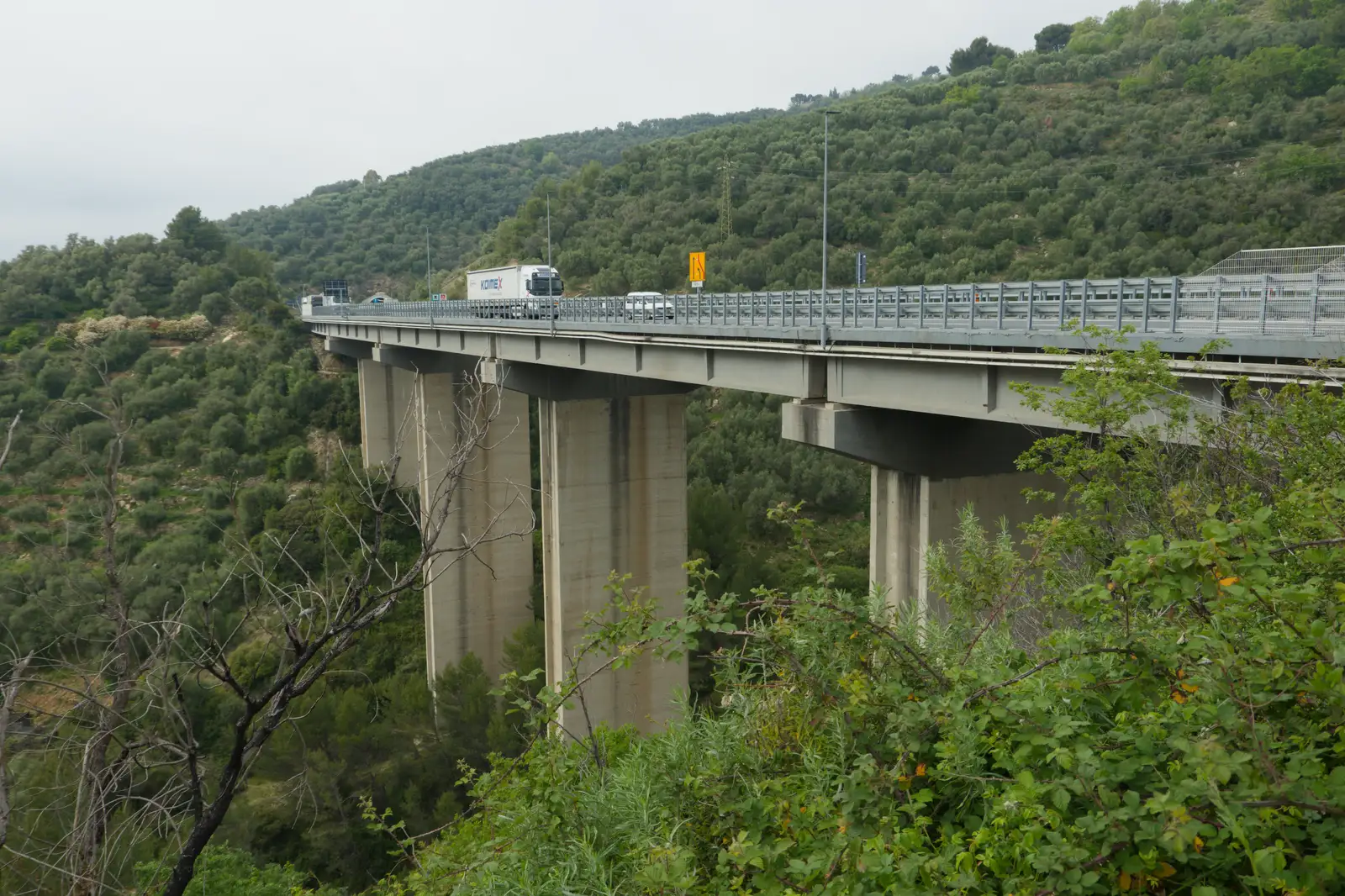 Another very tall bridge, from Hauling Boats to Croatia: Toulon to Desenzano, Lake Garda, Italy - 11th April 2026