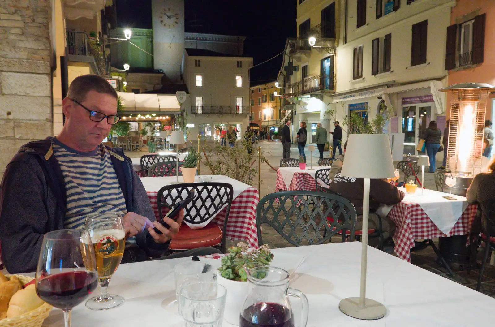 We have dinner at the Alessi restaurant , from Hauling Boats to Croatia: Toulon to Desenzano, Lake Garda, Italy - 11th April 2026