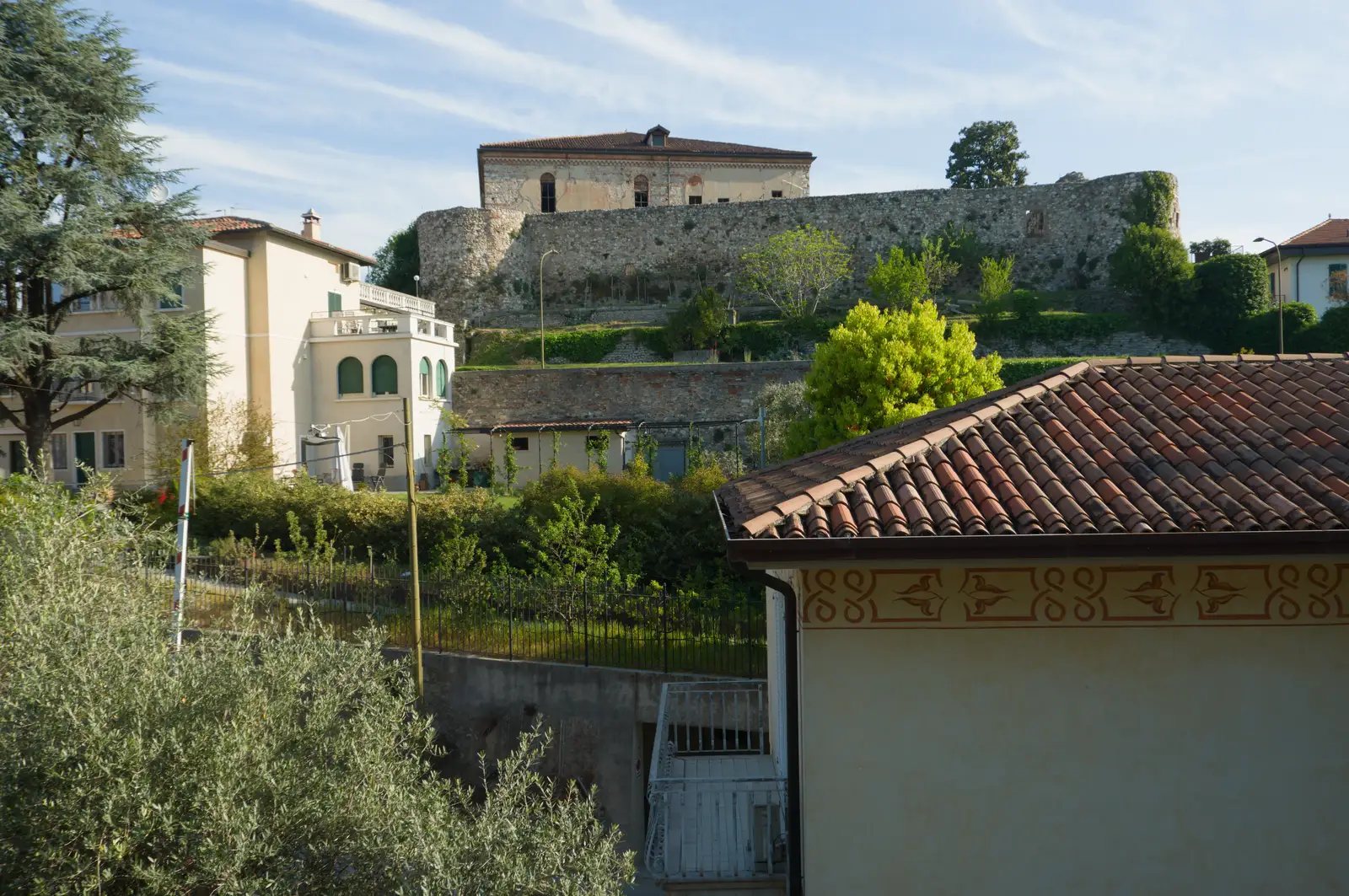 A view from the car park, from Hauling Boats to Croatia: Toulon to Desenzano, Lake Garda, Italy - 11th April 2026