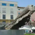 A funky flying statue head, Hauling Boats to Croatia: Toulon to Desenzano, Lake Garda, Italy - 11th April 2026