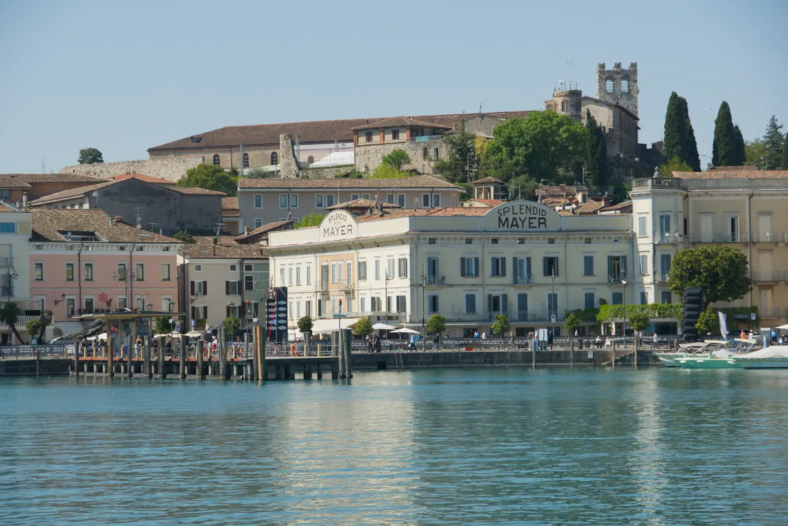 The hotel Splendid Mayer, from Hauling Boats to Croatia: Toulon to Desenzano, Lake Garda, Italy - 11th April 2026
