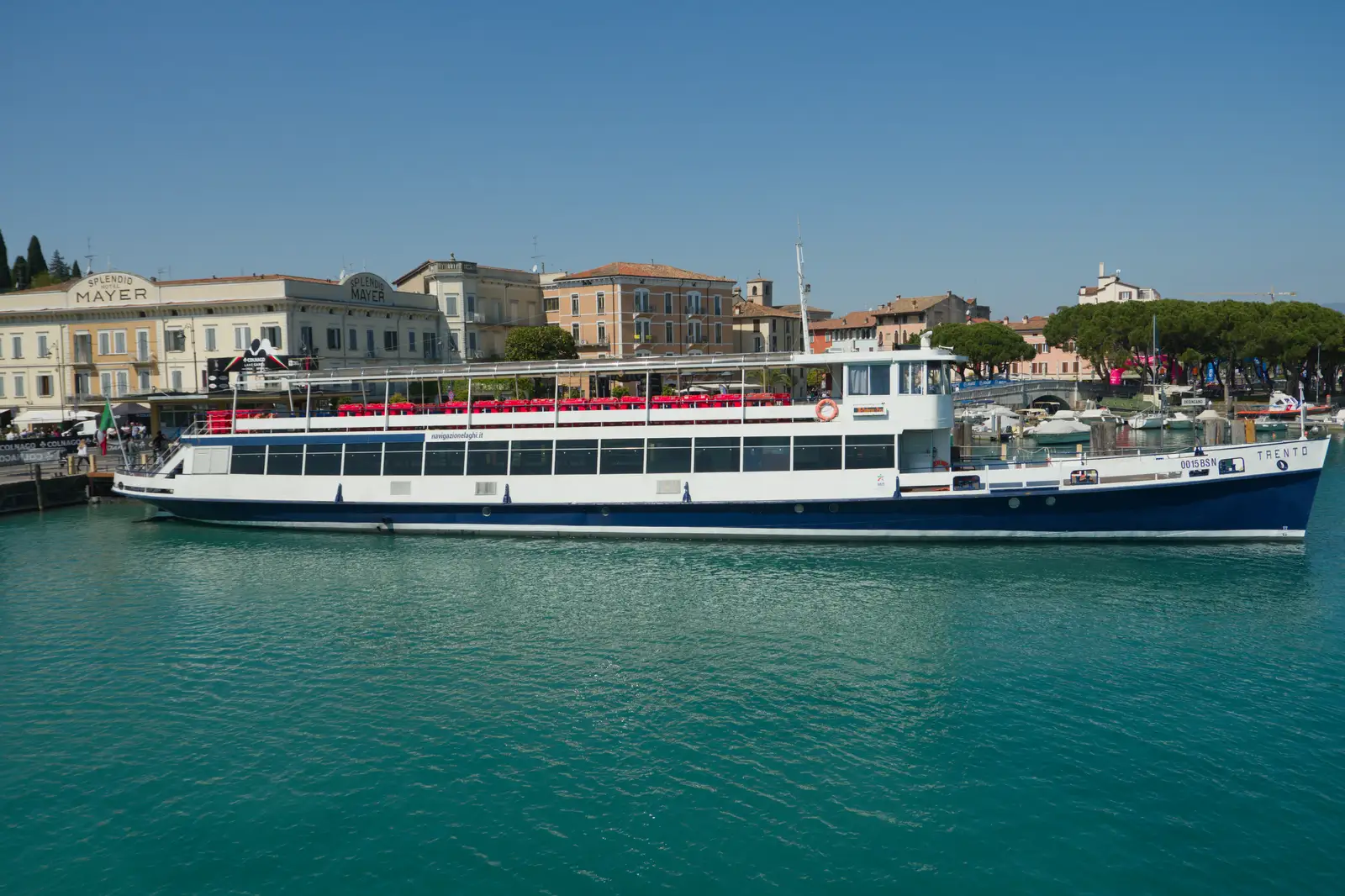 The ferry Trento, from Hauling Boats to Croatia: Toulon to Desenzano, Lake Garda, Italy - 11th April 2026