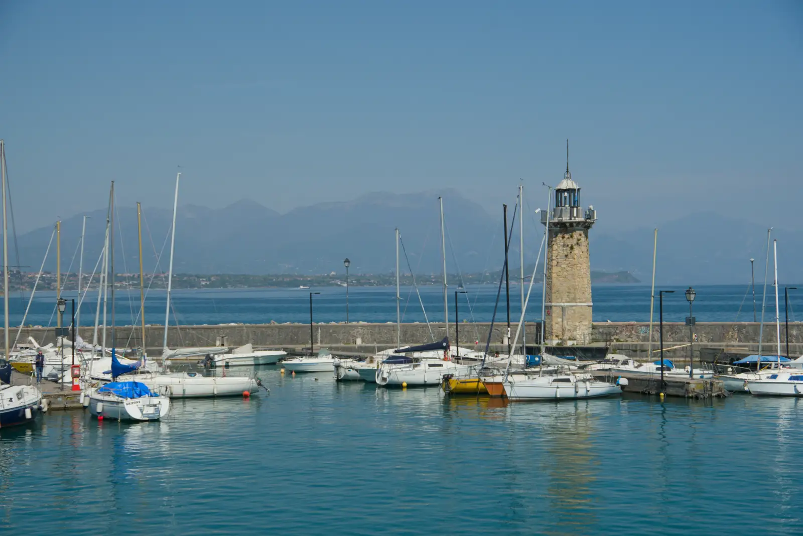 The Faro di Desenzano del Lago, from Hauling Boats to Croatia: Toulon to Desenzano, Lake Garda, Italy - 11th April 2026