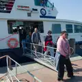 Sean disembarks the ferry to Garda, Hauling Boats to Croatia: Toulon to Desenzano, Lake Garda, Italy - 11th April 2026