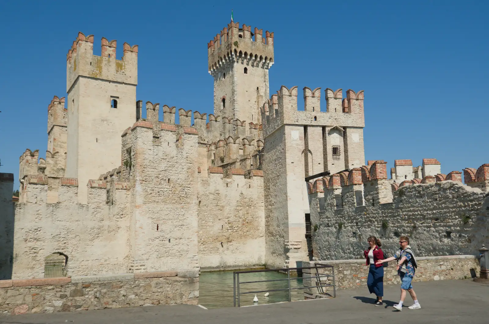The Castello Scaligero di Sirmione, from Hauling Boats to Croatia: Toulon to Desenzano, Lake Garda, Italy - 11th April 2026