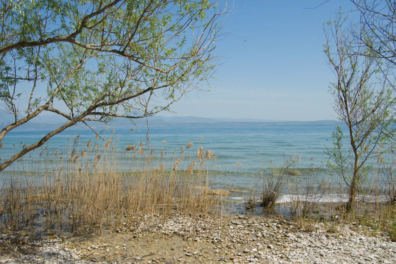 The 'beach' at lake GArda, from Hauling Boats to Croatia: Toulon to Desenzano, Lake Garda, Italy - 11th April 2026