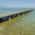 A pier heads out into the lake, Hauling Boats to Croatia: Toulon to Desenzano, Lake Garda, Italy - 11th April 2026