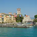 A last look at Castello Scaligero, Hauling Boats to Croatia: Toulon to Desenzano, Lake Garda, Italy - 11th April 2026
