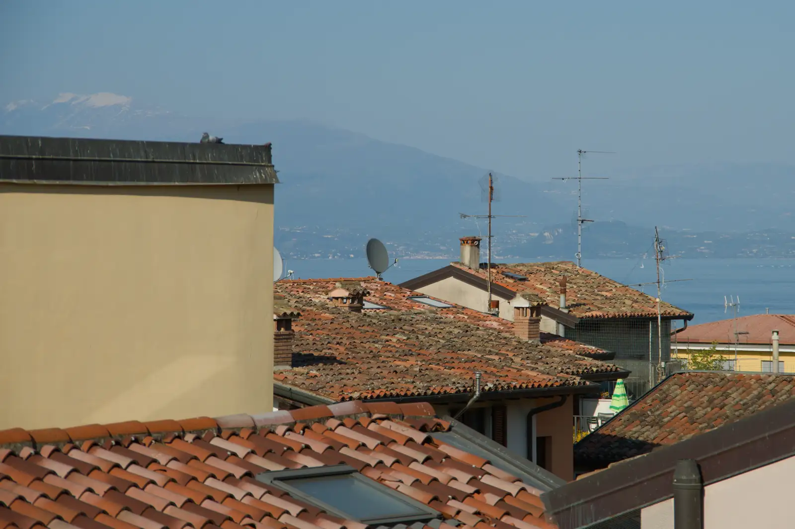 The view from the bedroom, from Hauling Boats to Croatia: Toulon to Desenzano, Lake Garda, Italy - 11th April 2026