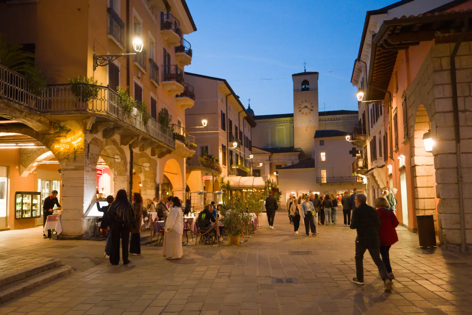 Last night's restaurant, from Hauling Boats to Croatia: Toulon to Desenzano, Lake Garda, Italy - 11th April 2026