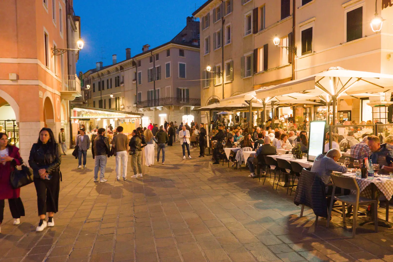 On the Piazza Giuseppe Malvezzi, from Hauling Boats to Croatia: Toulon to Desenzano, Lake Garda, Italy - 11th April 2026