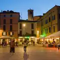 The Piazza Cappelletti at night, Hauling Boats to Croatia: Toulon to Desenzano, Lake Garda, Italy - 11th April 2026