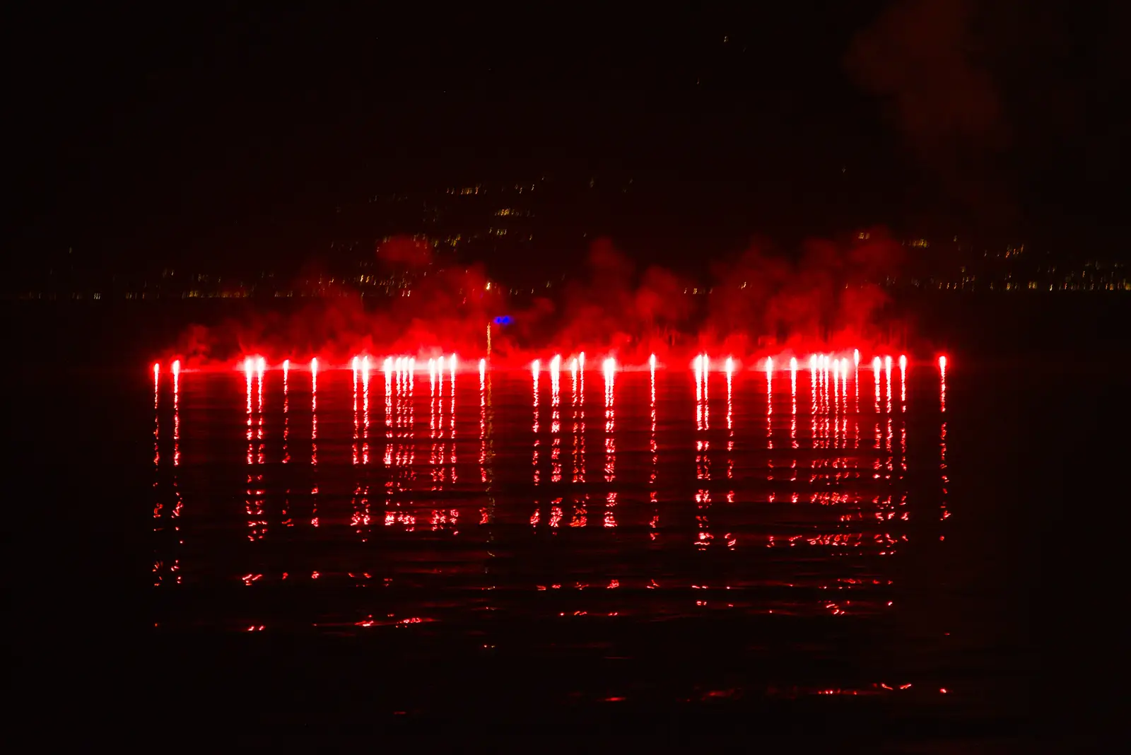 A false ending with red flares, from Hauling Boats to Croatia: Toulon to Desenzano, Lake Garda, Italy - 11th April 2026