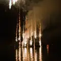 Fireballs fall back into the lake, Hauling Boats to Croatia: Toulon to Desenzano, Lake Garda, Italy - 11th April 2026