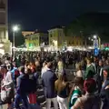 The crowds disperse after the fireworks, Hauling Boats to Croatia: Toulon to Desenzano, Lake Garda, Italy - 11th April 2026