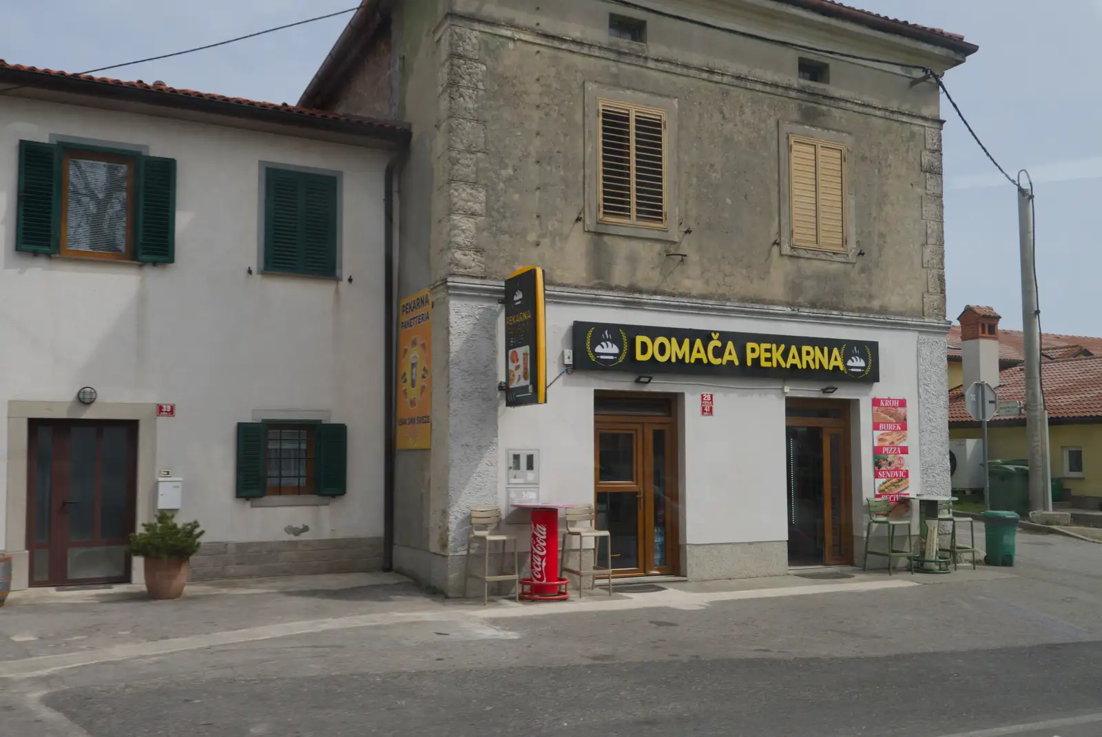 The Domača Pekarna café near Podgrad, from Hauling Boats to Croatia: Desenzano to Split, Croatia - 13th April 2026