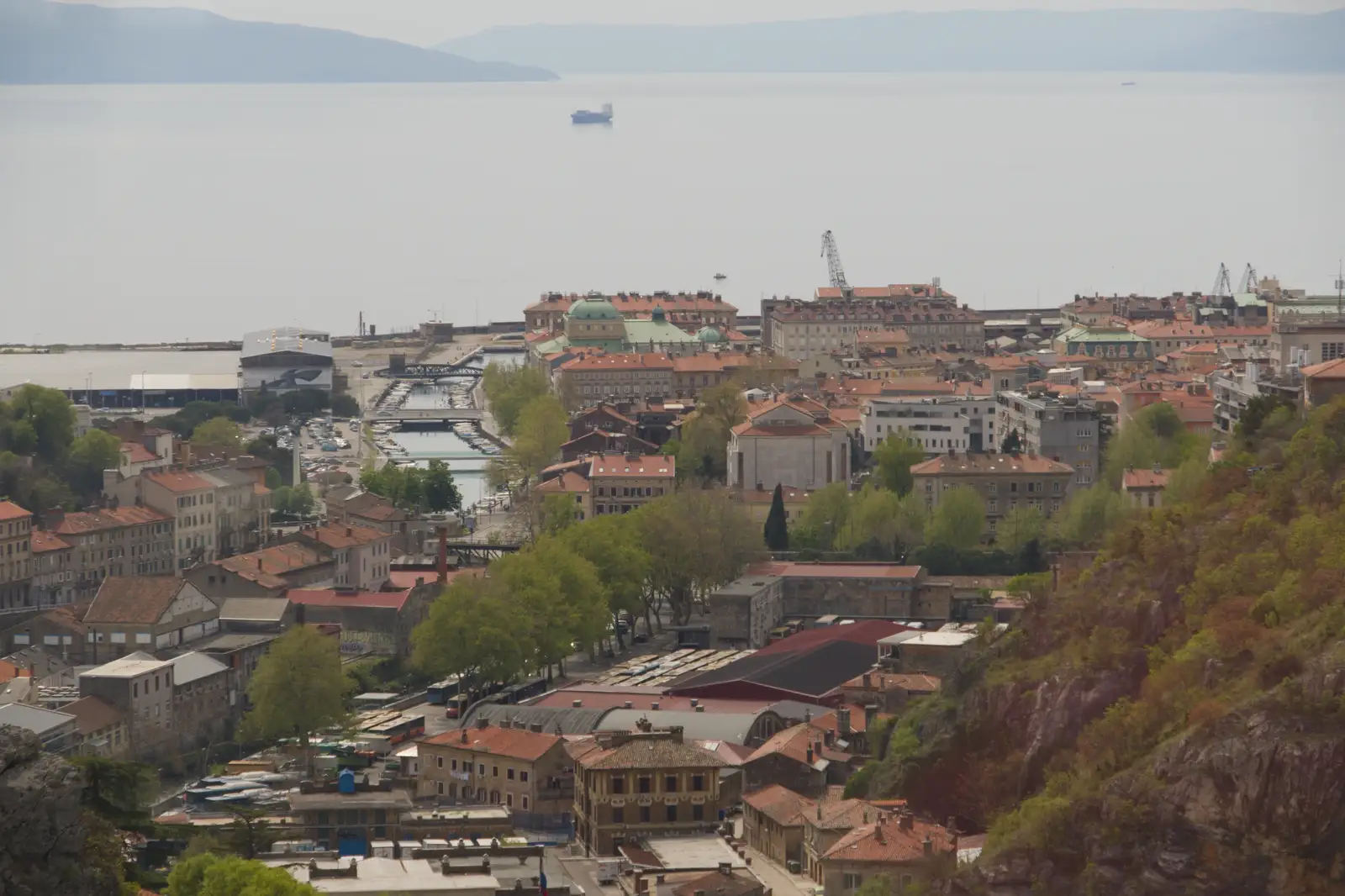 A view of possibly Rijeka, from Hauling Boats to Croatia: Desenzano to Split, Croatia - 13th April 2026