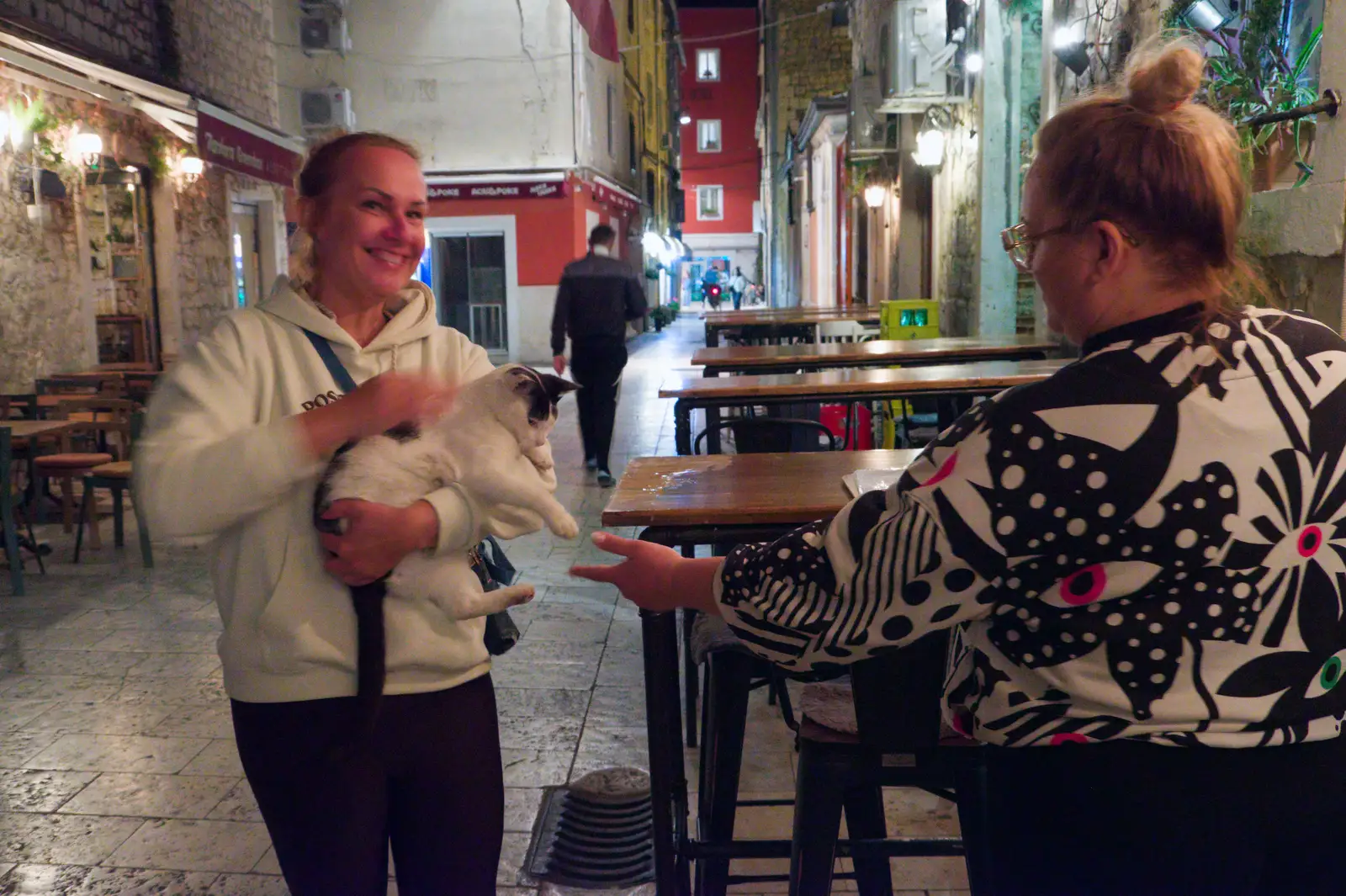 Pablo Cat is quite the celebrity, from Hauling Boats to Croatia: Desenzano to Split, Croatia - 13th April 2026