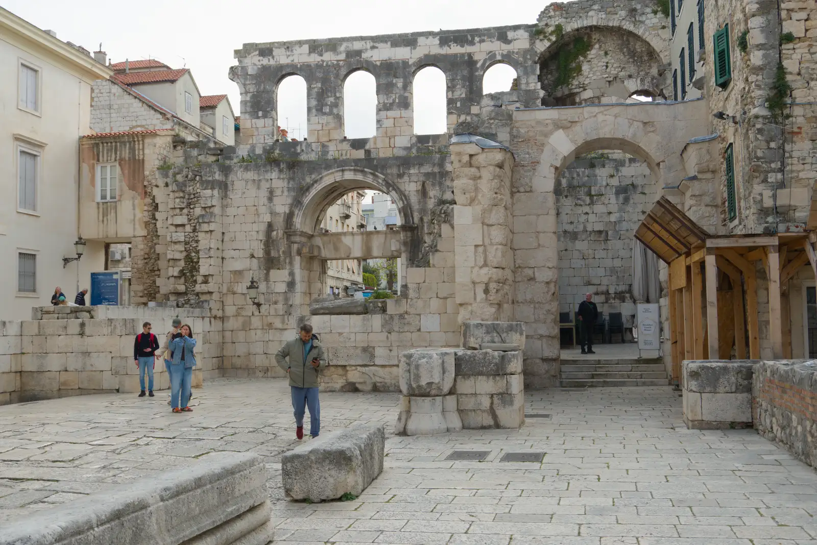Near the Katedrala Svetog Duja, from Hauling Boats to Croatia: Desenzano to Split, Croatia - 13th April 2026