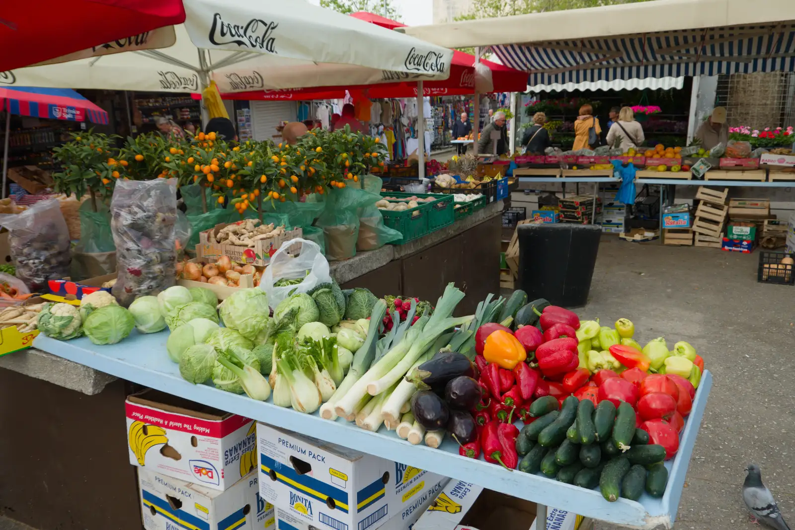 Fruit and vegetables for sale, from Hauling Boats to Croatia: Desenzano to Split, Croatia - 13th April 2026