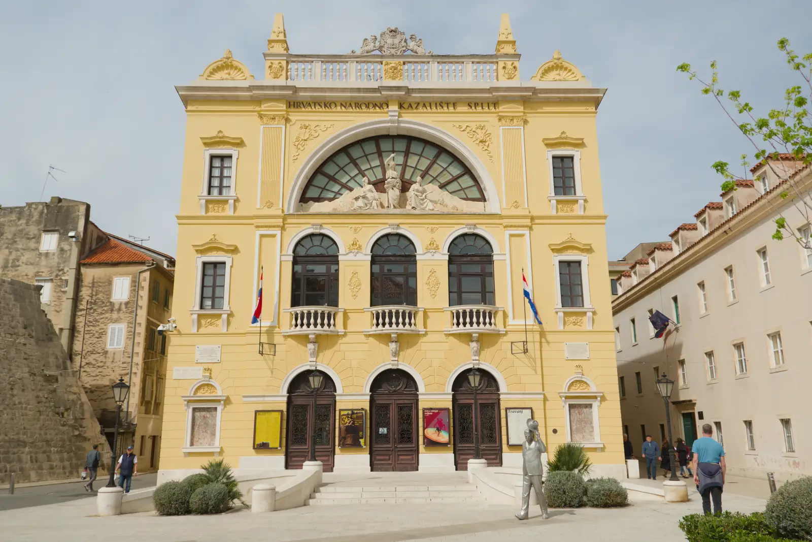 The Hrvatsko Narodno Kazaliste theatre, from Hauling Boats to Croatia: Desenzano to Split, Croatia - 13th April 2026