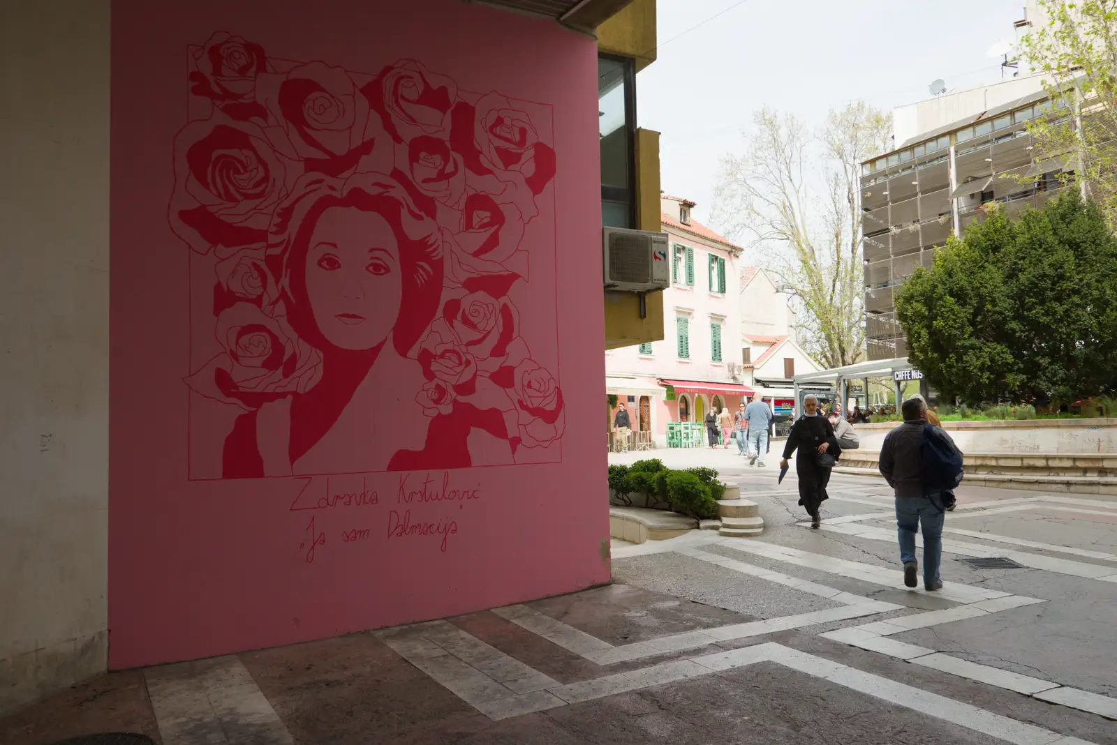 More Croatian street art, from Hauling Boats to Croatia: Desenzano to Split, Croatia - 13th April 2026