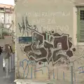 Old wall sign and new graffiti, Hauling Boats to Croatia: Desenzano to Split, Croatia - 13th April 2026