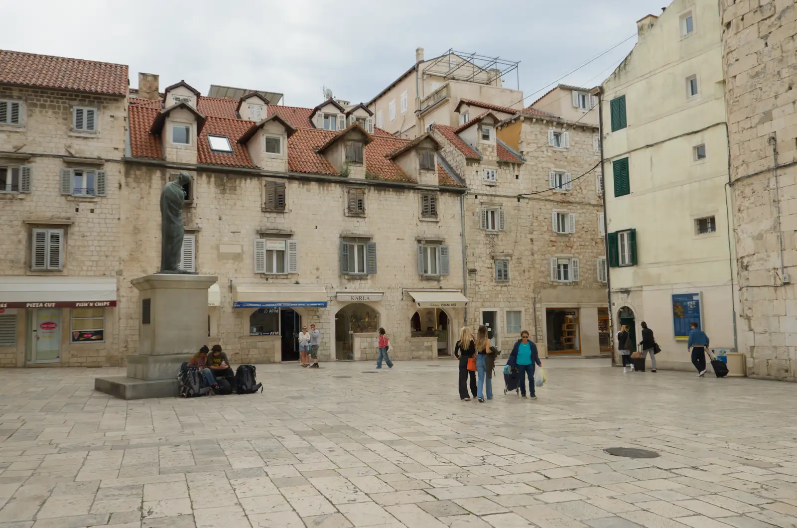 Another view of Trg Braće Radić, from Hauling Boats to Croatia: Desenzano to Split, Croatia - 13th April 2026