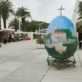 A giant egg on Riva Promenade, Hauling Boats to Croatia: Desenzano to Split, Croatia - 13th April 2026