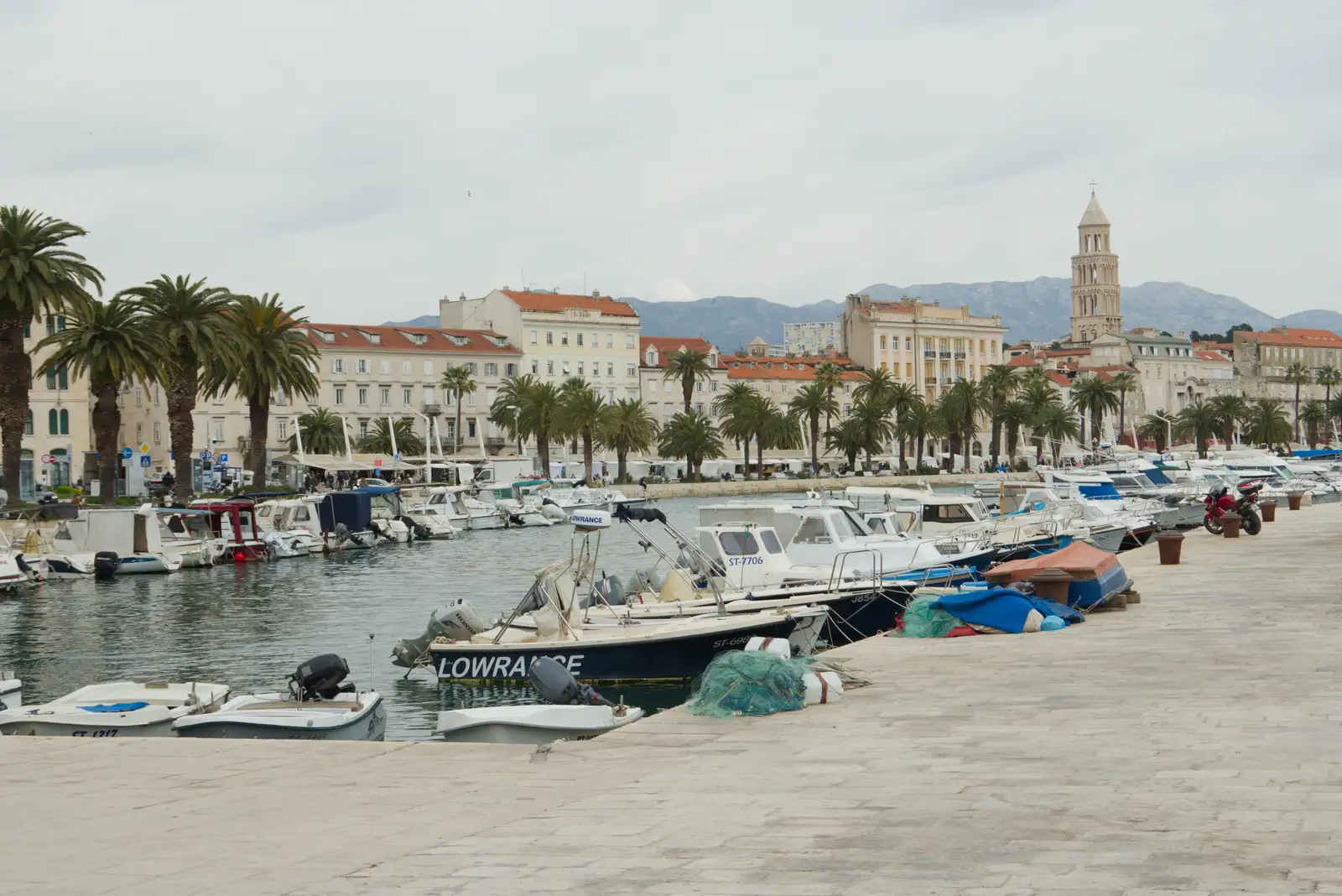 A view of Split's old town, from Hauling Boats to Croatia: Desenzano to Split, Croatia - 13th April 2026