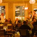 There's musical entertainment at the restaurant, Hauling Boats to Croatia: Desenzano to Split, Croatia - 13th April 2026