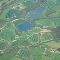Solar farms look like resevoirs from the air, Hauling Boats to Croatia: The Journey Home - 15th April 2026