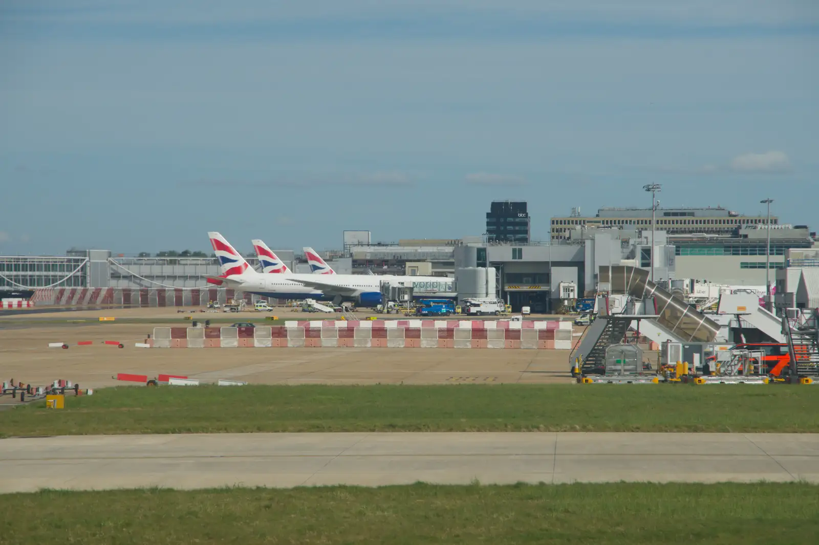 British Airways planes at the gates, from Hauling Boats to Croatia: The Journey Home - 15th April 2026