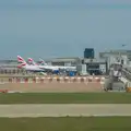British Airways planes at the gates, Hauling Boats to Croatia: The Journey Home - 15th April 2026