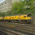 A rail-grinding 'flying banana' goes past, Hauling Boats to Croatia: The Journey Home - 15th April 2026