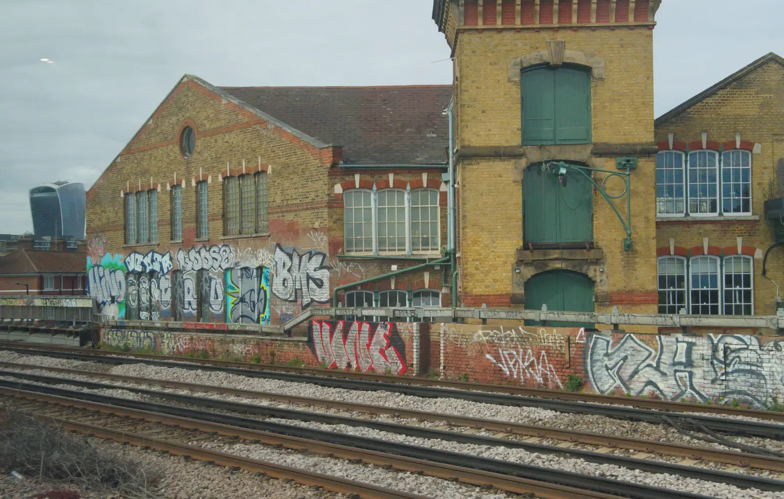 More tags on a old warehouse, from Hauling Boats to Croatia: The Journey Home - 15th April 2026