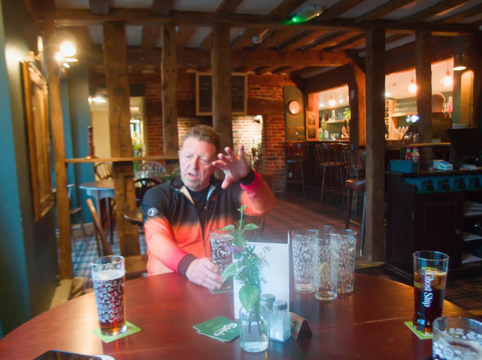 Gaz is in the Trowel and Hammer, Cotton, from Diss Games and the Palgrave Players Band, Norfolk - 26th April 2026