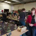 Harry gets ready for his Warhammer game, Diss Games and the Palgrave Players Band, Norfolk - 26th April 2026