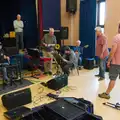 The Palgrave Players band assembles, Diss Games and the Palgrave Players Band, Norfolk - 26th April 2026